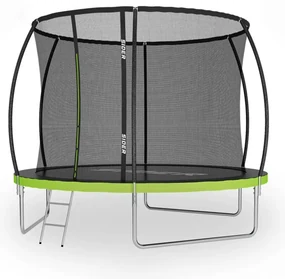 Veľká detská trampolína so sieťou a rebríkom SIDER 12FT  - Ø 374 cm