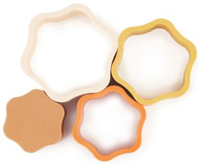 Bieco - Silikónová stohovacia kvetina - Chocolate Bliss