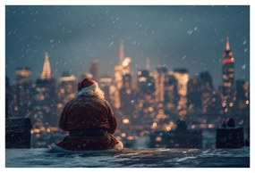 Obraz santa vo veľkomeste