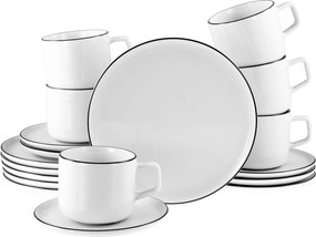 XXXLutz KÁVOVÝ SERVIS Chef Collection Black Line 18-dielne Creatable - Online Only bytové doplnky - 007768054301