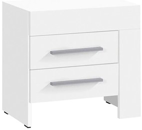 Nočný stolík Cezar 21 P biely