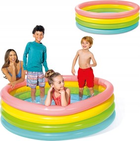 Bazen Pre Deti Nafukovateľná Záhradná Sprchová Vanička 168 x 46 cm Intex Zábava >