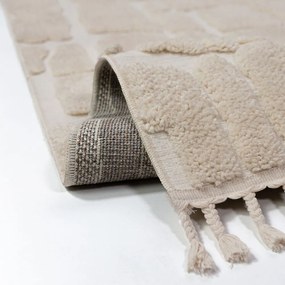 Krémový koberec 133x190 cm Esra Cobbled – Flair Rugs