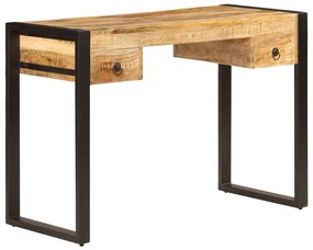 Stôl z mangovníkového dreva s 2 zásuvkami 110x50x77 cm 247400