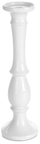 KERAMICKÝ SVIETNIK JOLY 11X11X39 CM BIELA