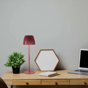 LED Stmievateľná dobíjacia stolná lampa LED/2,7W/5V 3000-6000K 1800 mAh hnedá