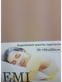 Plachta posteľná oriešková superstretch EMI