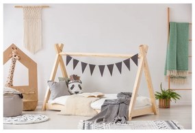 Domčeková posteľ z borovicového dreva Adeko Mila TP, 90 × 200 cm