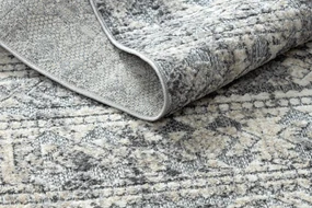 Koberec Štrukturálny SOLE D3732 Aztécky, diamanty sivo / béžový