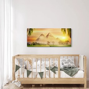 Obraz - Pyramídy (120x50 cm)