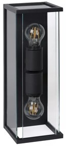 Lucide 27883/02/30 - Vonkajšie nástenné svietidlo CLAIRE 2xE27/15W/230V