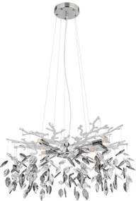 Globo 64133-8 - Luster na lanku DANNA 8xG9/8W/230V pr. 61 cm chróm