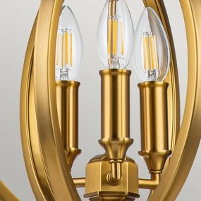 Feiss FE-CORINNE-3P-S-BB - Luster na reťazi CORINNE 3xE14/60W/230V