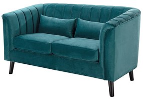 Pohovka Meriva Velvet teal pre 2 osoby