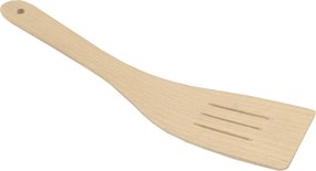 AMADEA Drevená obracačka prehnutá s drážkami, masívne drevo, 28 cm