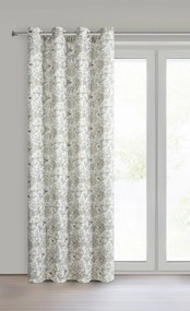 ZATEMŇOVACÍ ZÁVES NA KRÚŽKOCH LUCINA2 140X250 CM VZOROVANÁ