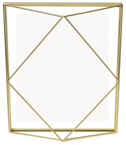 Kovový stojací/na stenu rámček v zlatej farbe 25x30 cm Prisma – Umbra