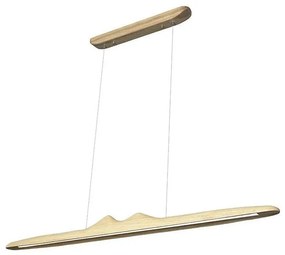 LED Luster na lanku LED/22W/230V 4000K 120 cm jaseň/masív