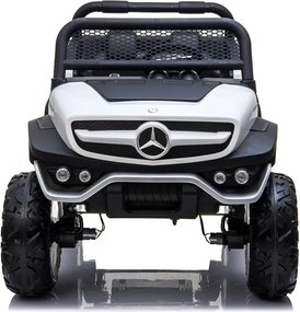 LEAN CARS Autobatéria Mercedes Unimog biela