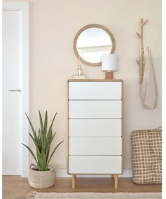 Vešiak z brezového dreva Kave Home Natane