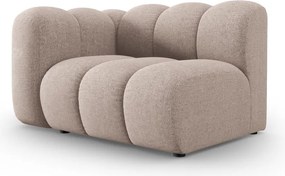 Béžový modul pohovky (ľavý roh) Lupine – Micadoni Home
