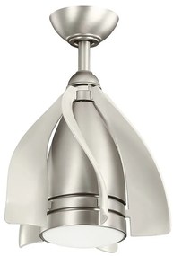 Kichler KLF-TERNA-15-BN-LED Stmievateľný stropný ventilátor TERNA LED/10W/230V+DO