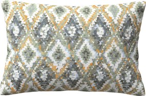 Karin - jednoduchá obliečka, 60x40cm farba produktu modrá látka zapletaná, vzorované