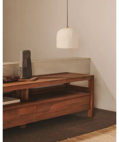 Biele závesné svietidlo ø 35 cm Sineu – Kave Home