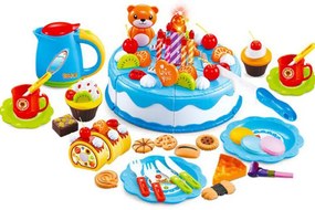 KIK KX7593 Detská narodeninová torta 80 dielov - modrá