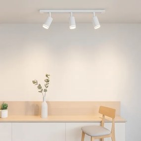 Bodové svietidlo do lištového systému PIPE 3xGU10/10W/230V biela