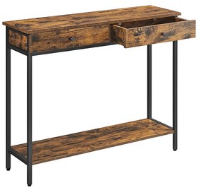 Konzolový stolík 100 × 30 × 80 cm