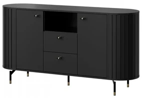 Komoda Terkiro 150 2D2S TR02, Farby: čierna