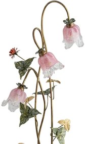 Stojacia lampa KATERINA 3xE14/40W/230V muránske sklo