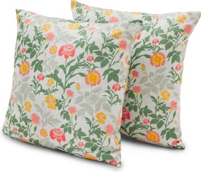 Vankúše do exteriéru s kvetinovým vzorom, 2 ks
