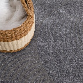 Dekorstudio Jednofarebný koberec FANCY 904 - sivý Rozmer koberca: 160x230cm