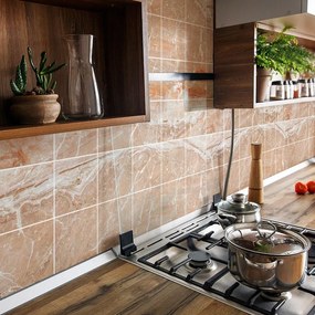 Súprava samolepiek na kachličky 24 ks 15x15 cm Marble Tiles Torino - Ambiance