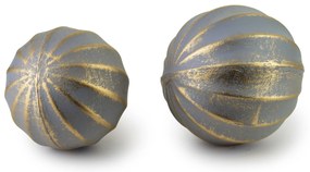 Dekorativní koule Saggio Beige 7 cm šedá