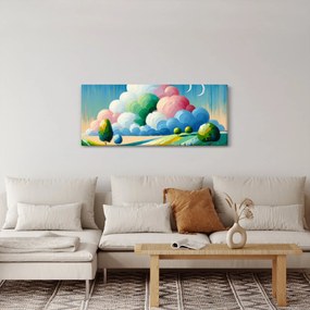 Obraz - Krajinka s mrakom (120x50 cm)