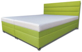 Manželská posteľ 160 cm Rebeka (s penovými matracmi) (sýto-zelená). Vlastná spoľahlivá doprava až k Vám domov. 1030946