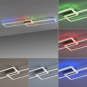 Leuchten Direkt14635-55-LED RGB Stmievateľné stropné svietidlo FELIX 34,5W/230V+DO
