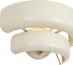 Retro nástenná lampa béžová - Ophelia