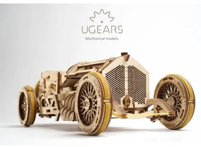 Ugears - 3D drevenené mechanické puzzle U9 Auto Grand Prix