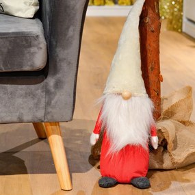 Vianočná dekorácia škriatok, 55 cm, červená