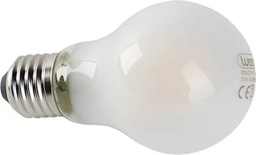 Sada 5 LED žiaroviek E27 Filament A60 matné sklo 4W 450lm 2700K
