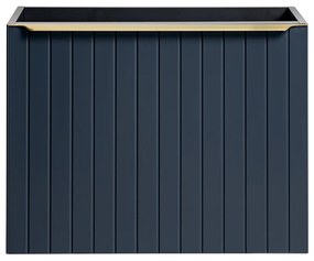 Závěsná skříňka pod umyvadlo Santa Fe s deskou 120 cm tmavě modrá