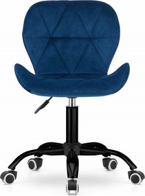 AKCIA Tmavomodrá kancelárska stolička NOTO VELVET II. akosť