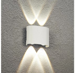 Brilagi - LED vonkajšie nástenné svietidlo FLAREBOX LED/4W/230V biele IP65