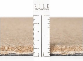 Ručne tkaný vlnený koberec v prírodnej farbe 160x230 cm Puristic Knots – Elle Decoration