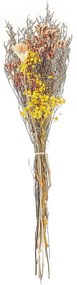 Kytica sušených kvetov 65 cm oranžová/žltá CARTAYA Beliani