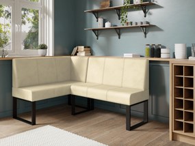 Rohová lavica Bernio 140x200 (krémová) (L). Akcia -20%. Vlastná spoľahlivá doprava až k Vám domov. 1129862